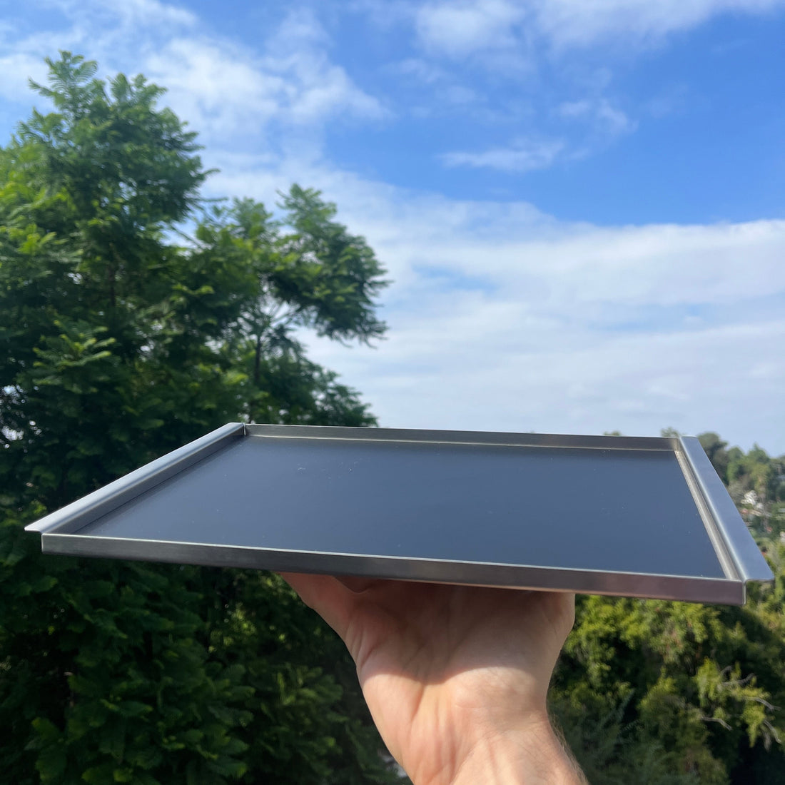 MONO Stainless Steel Tray with Reversible PVC Inlay