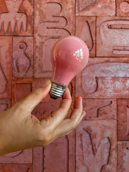 Pink Light Bulb