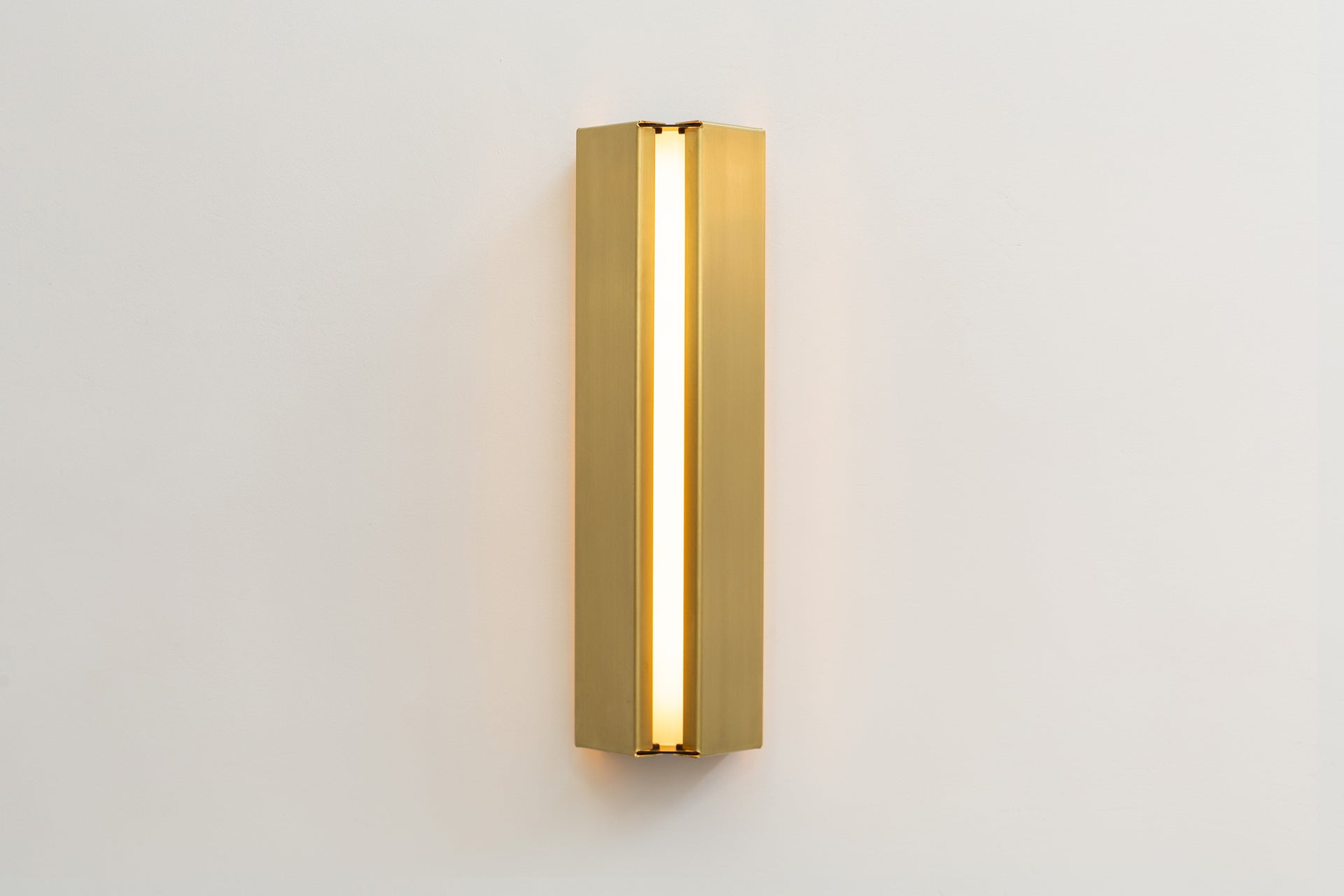 Ada Waxed Brass Sconce - 17"