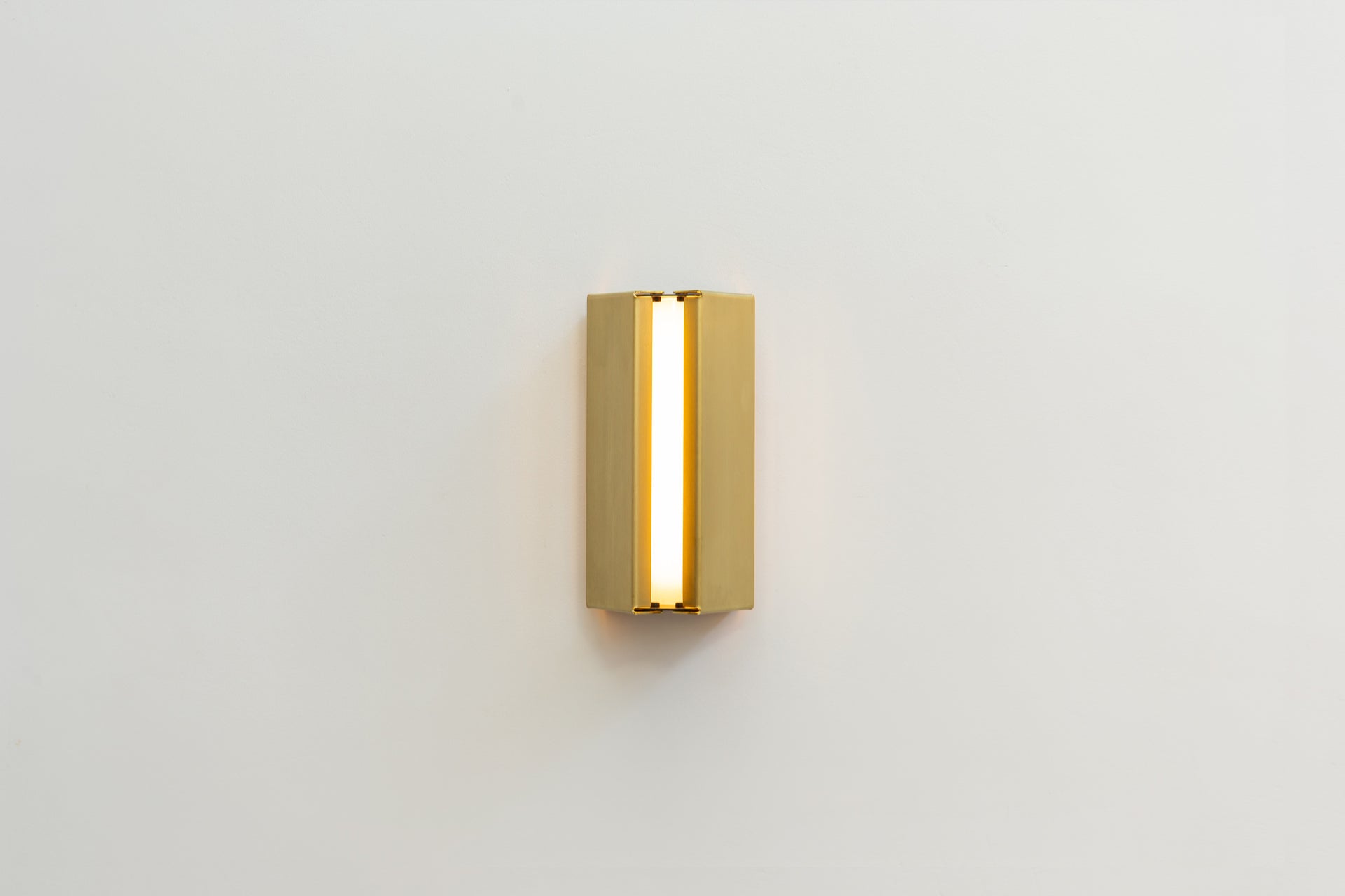 Ada Waxed Brass Sconce - 9"