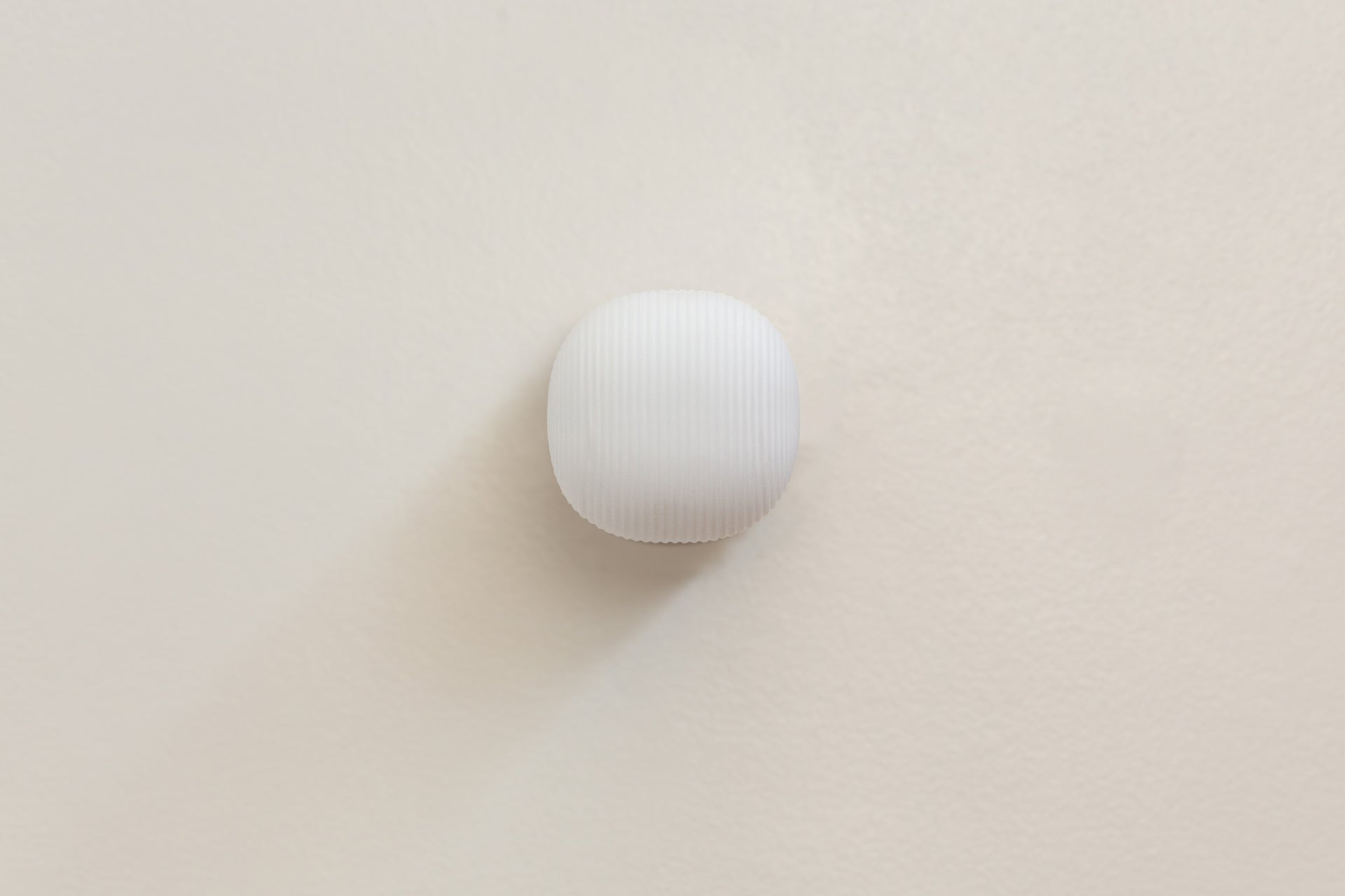 Pearl Sconce - 4" Reeded,3.5",White