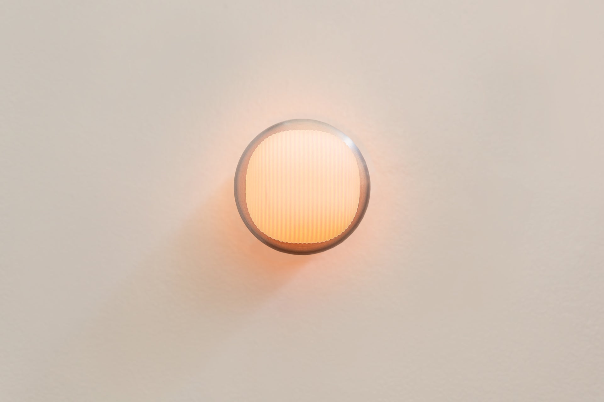 Pearl Sconce - 4" Reeded,4.5",Aluminum
