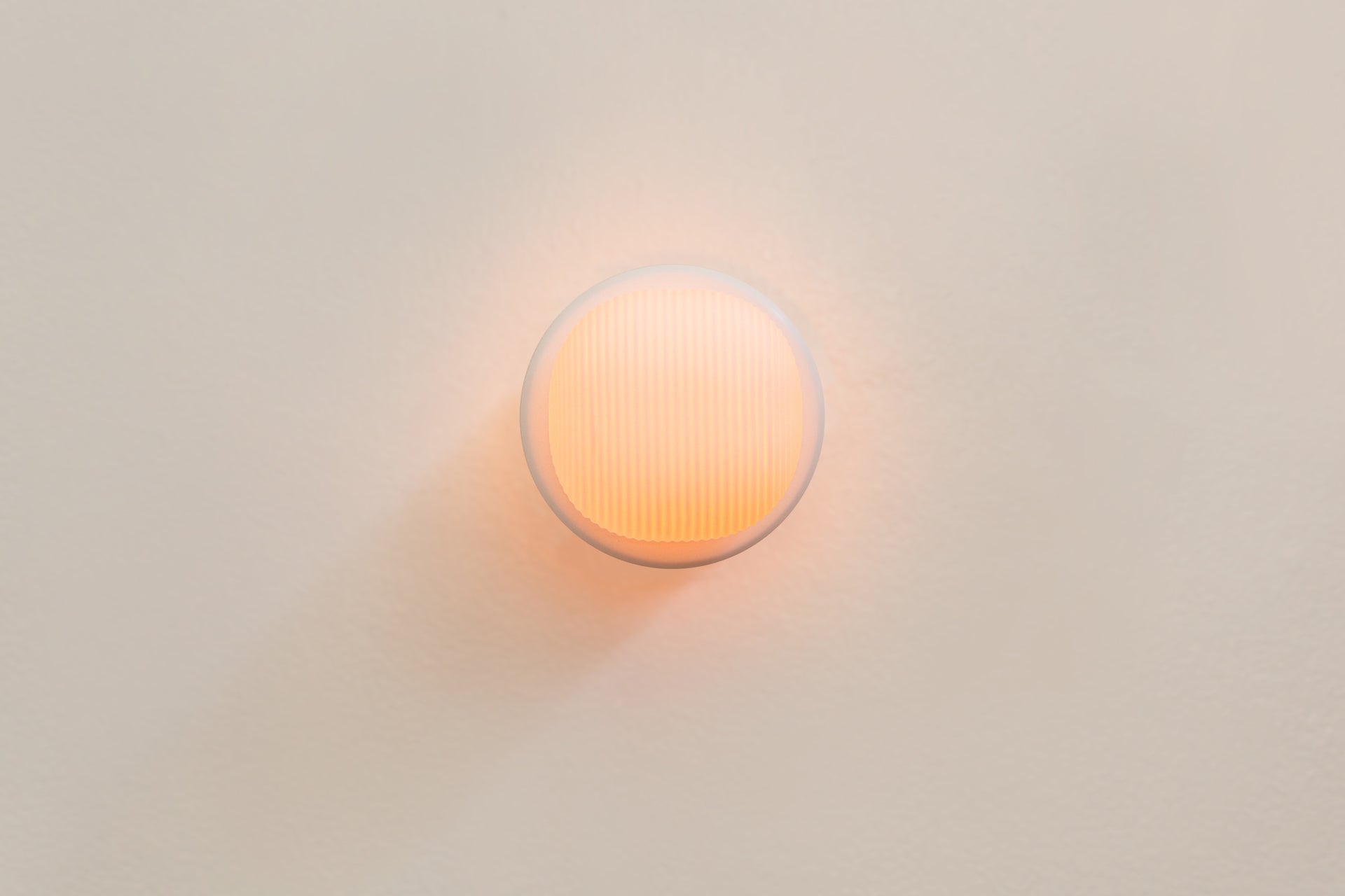Pearl Sconce - 4" Reeded,4.5",White