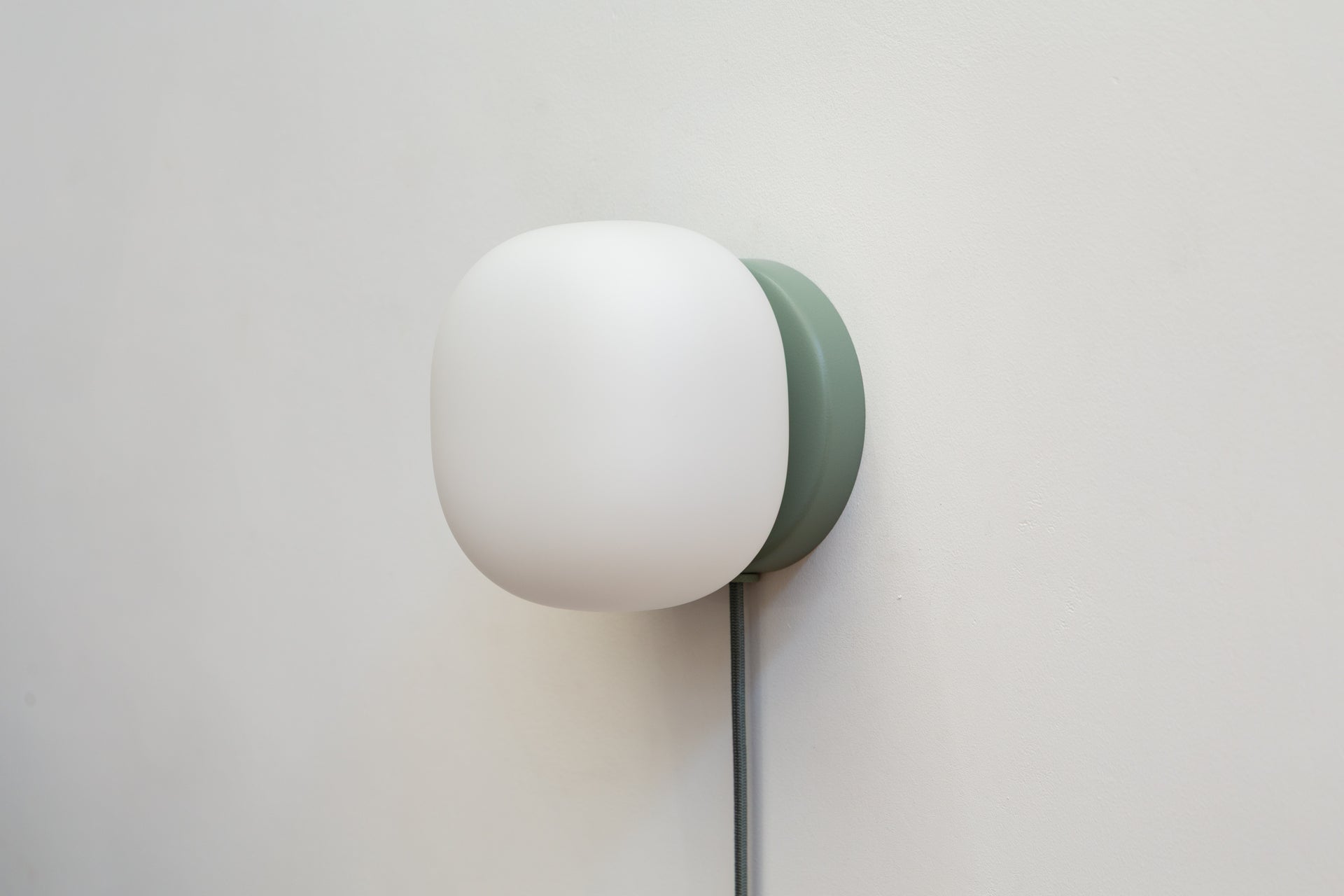 Pearl Sconce Plug-In - 6" ADA,Agave
