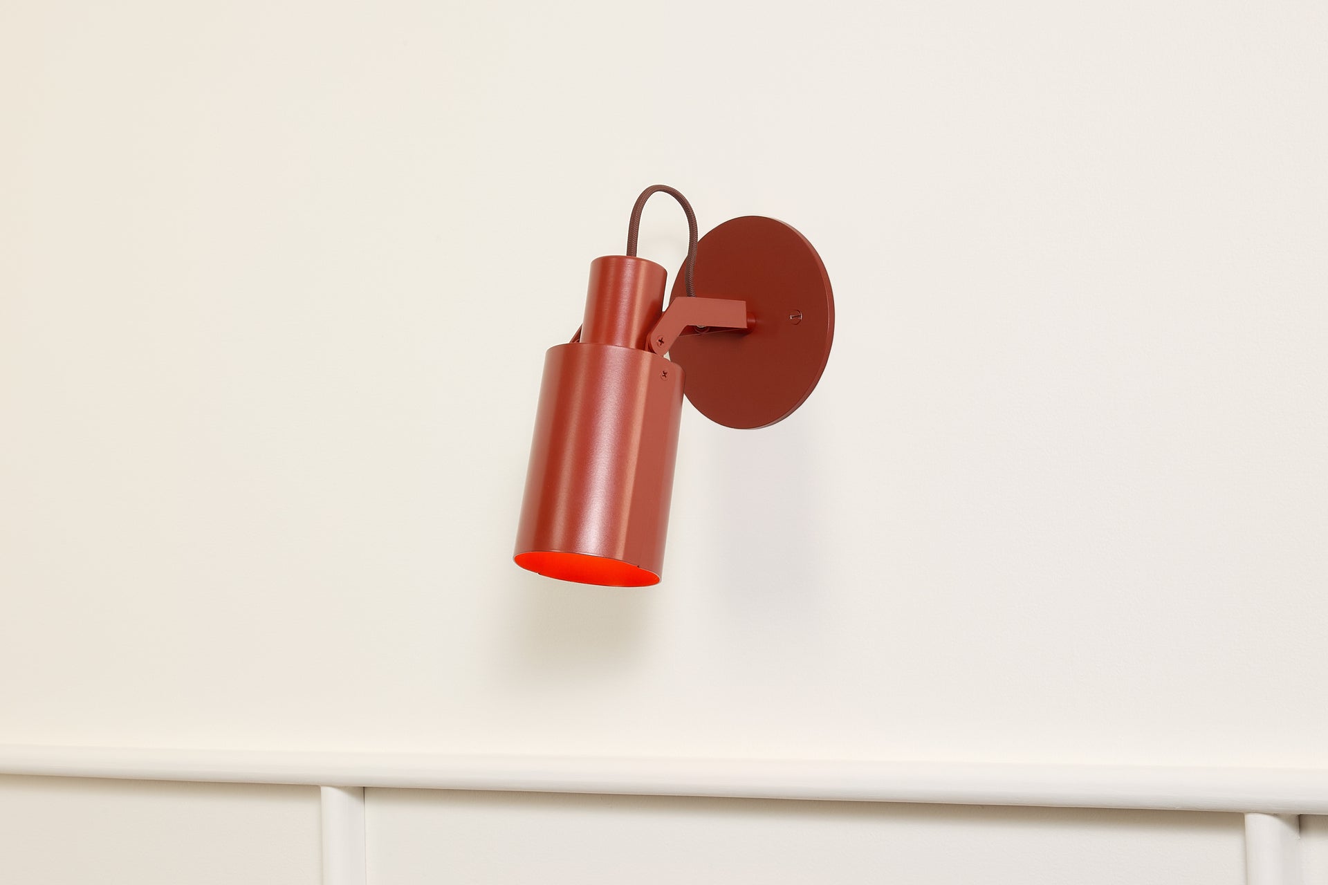 Peek Sconce - Circle,Brick,4.5"