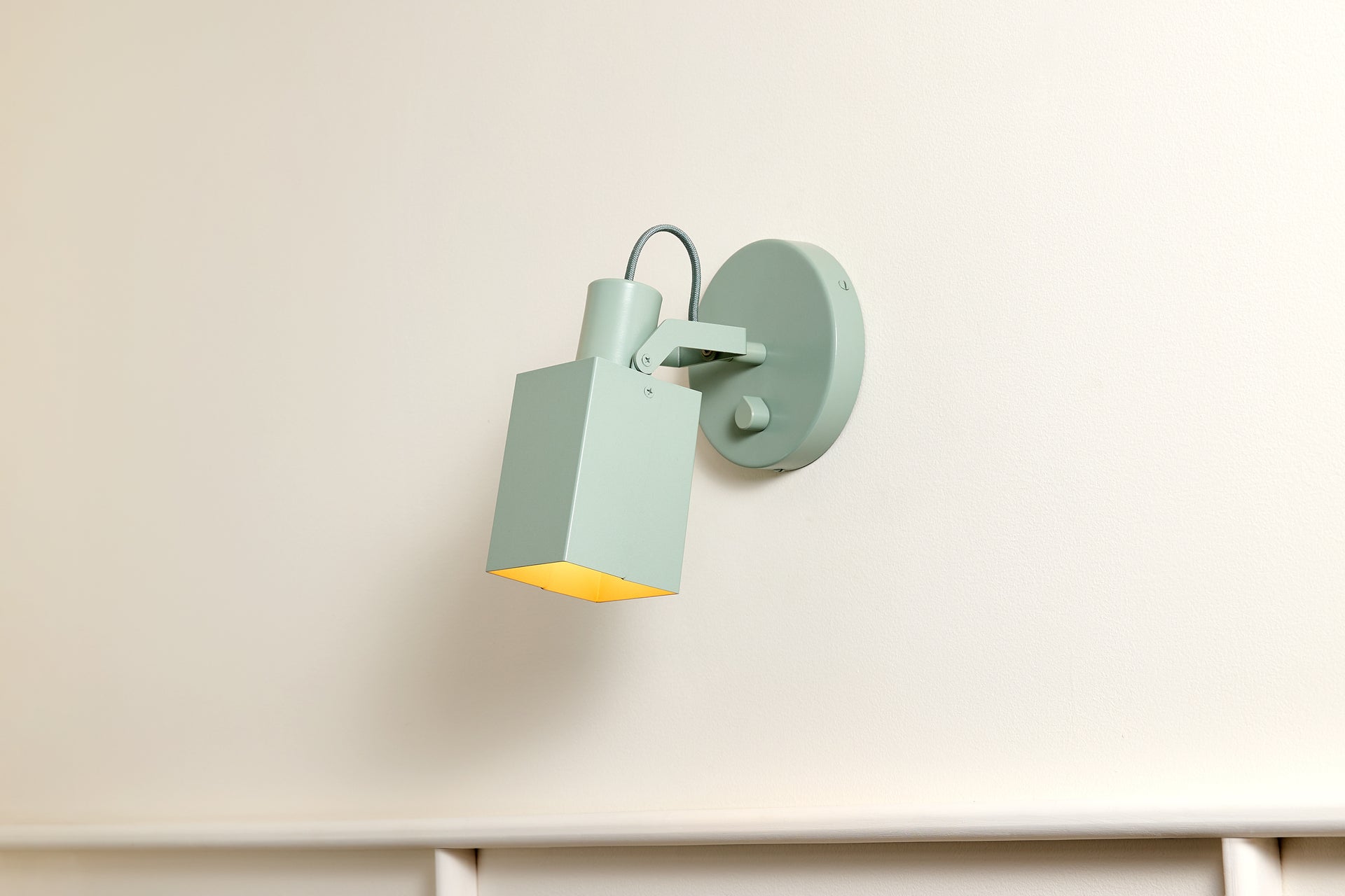 Peek Sconce Switch - Square,Agave