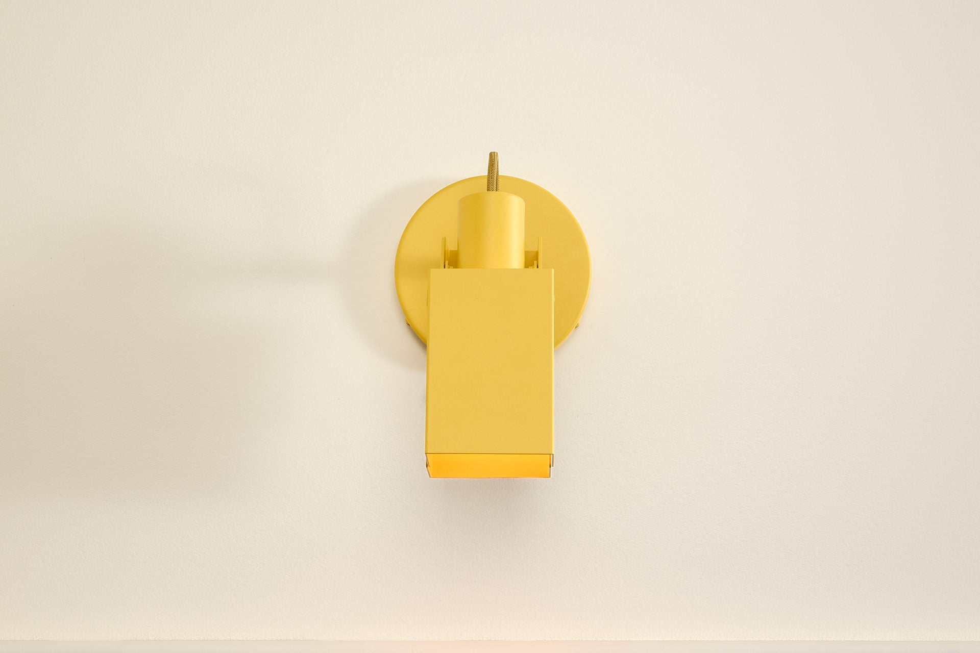 Peek Sconce Switch - Square,Beeswax