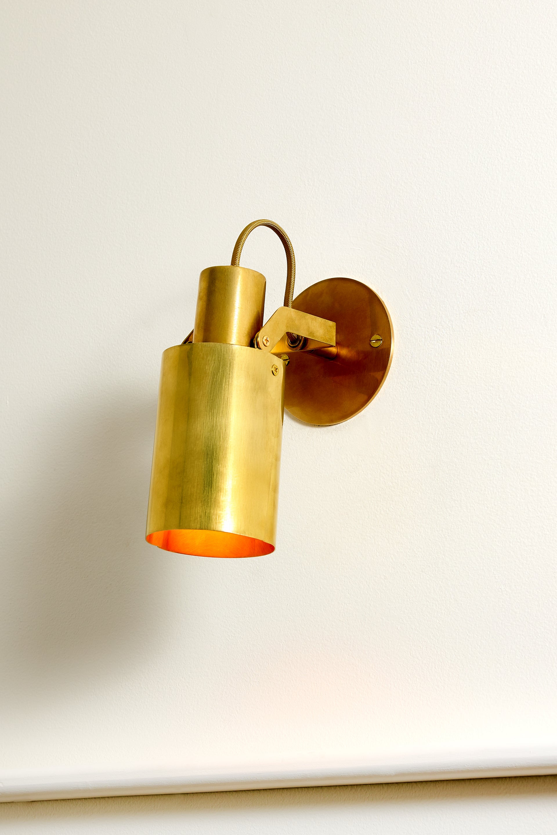 Peek Arm Sconce Circle - Burnished Brass,No Arm,3.5"