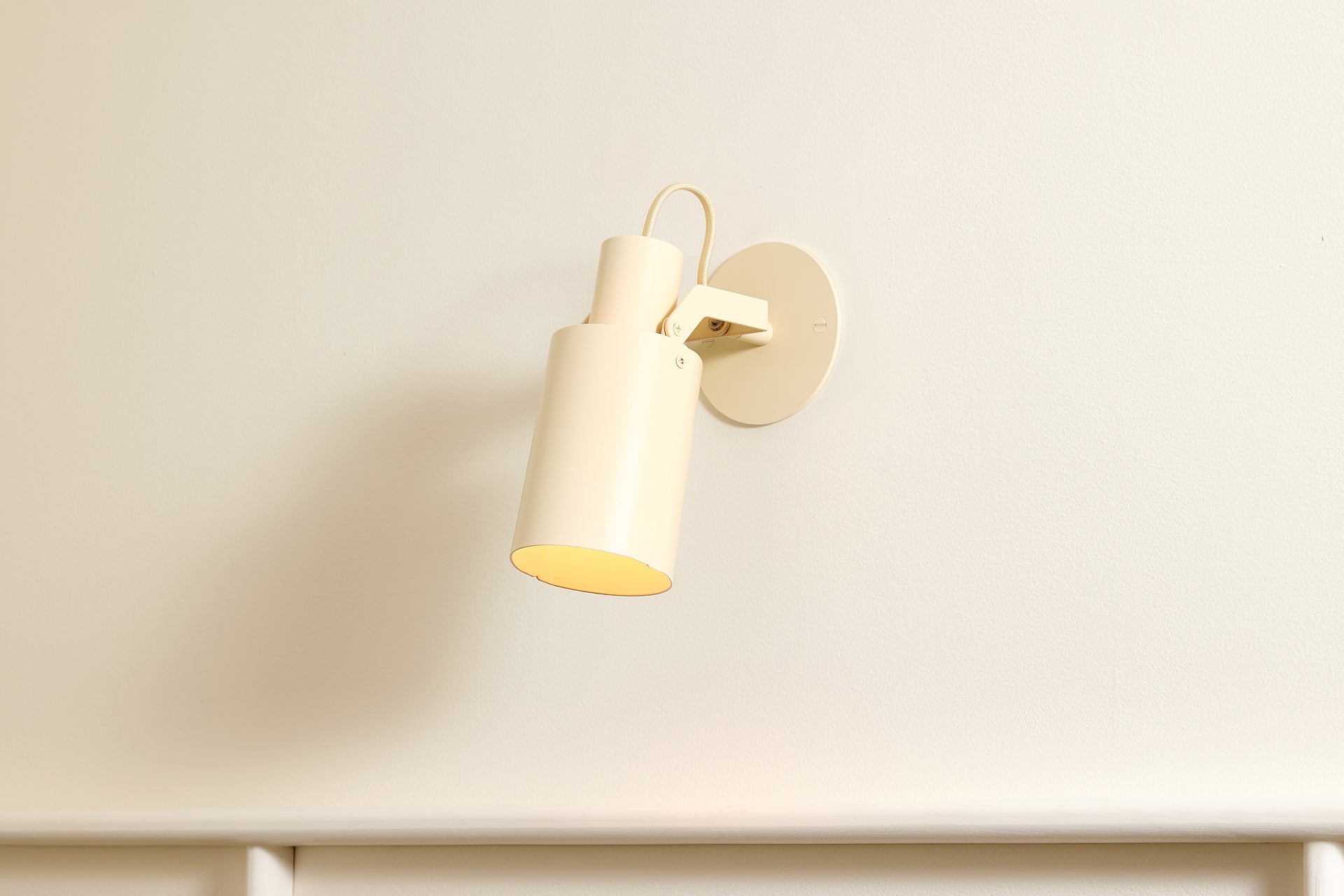 Peek Arm Sconce Circle - Canvas,No Arm,3.5"
