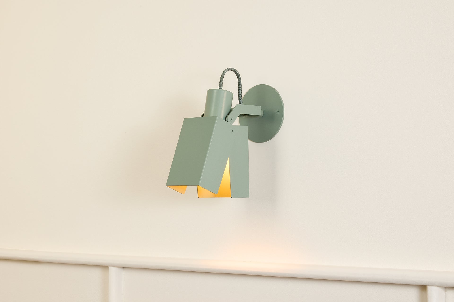 Peek Arm Sconce Square - Agave,No Arm,3.5"