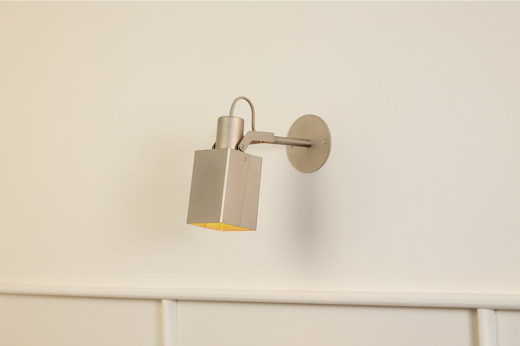 Matte Nickel,3" Arm,3.5"