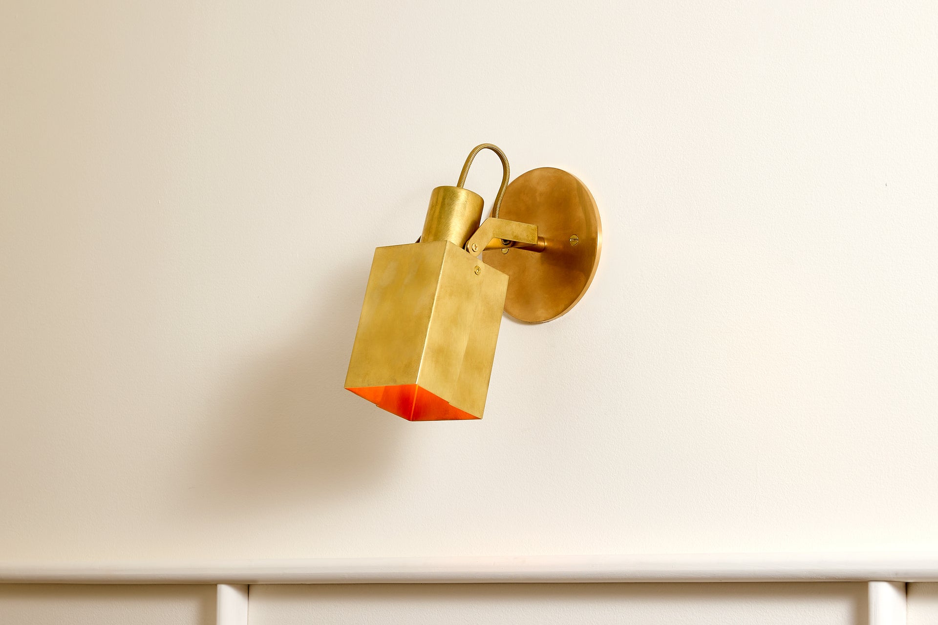 Peek Arm Sconce Square - Peek Arm Sconce Square