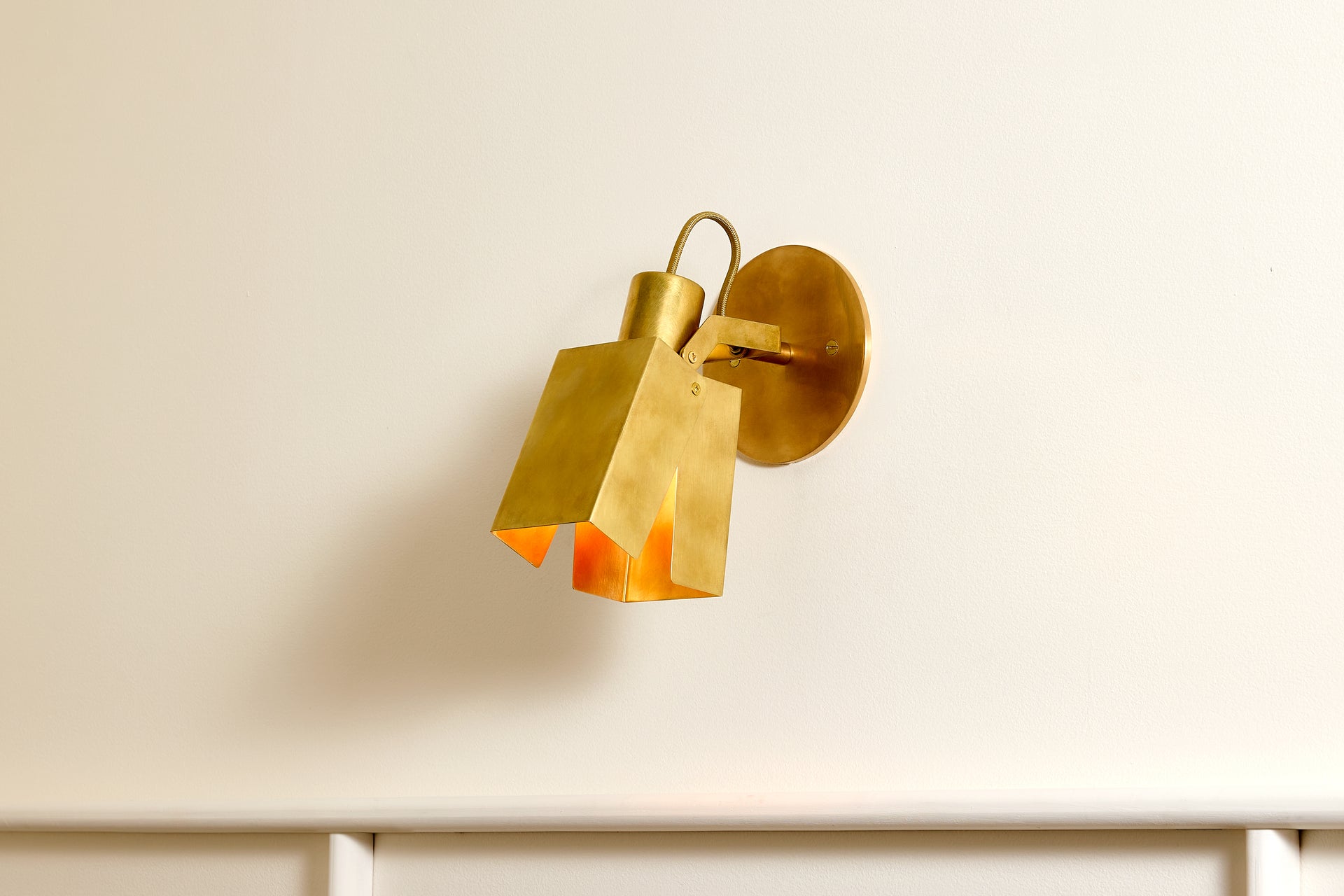 Peek Arm Sconce Square - Peek Arm Sconce Square