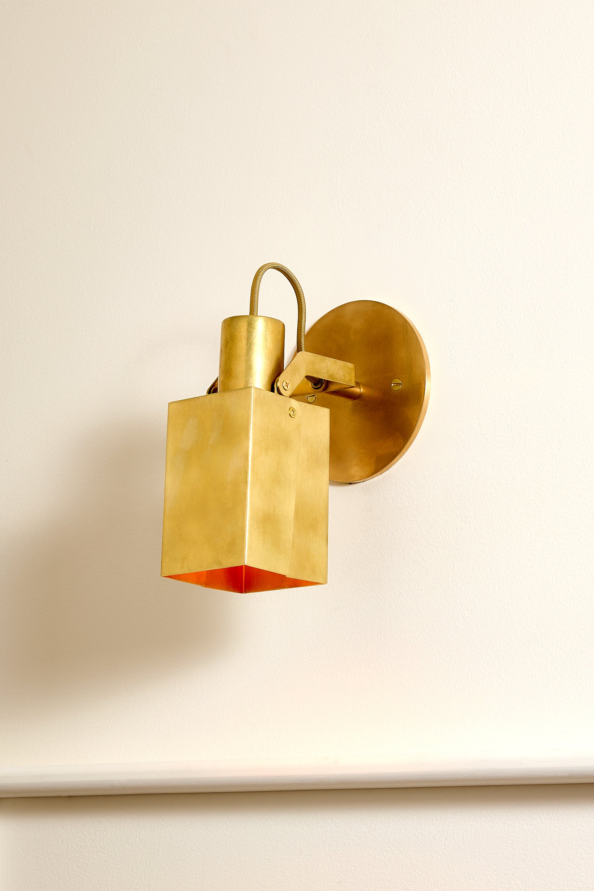 Peek Arm Sconce Square - Peek Arm Sconce Square