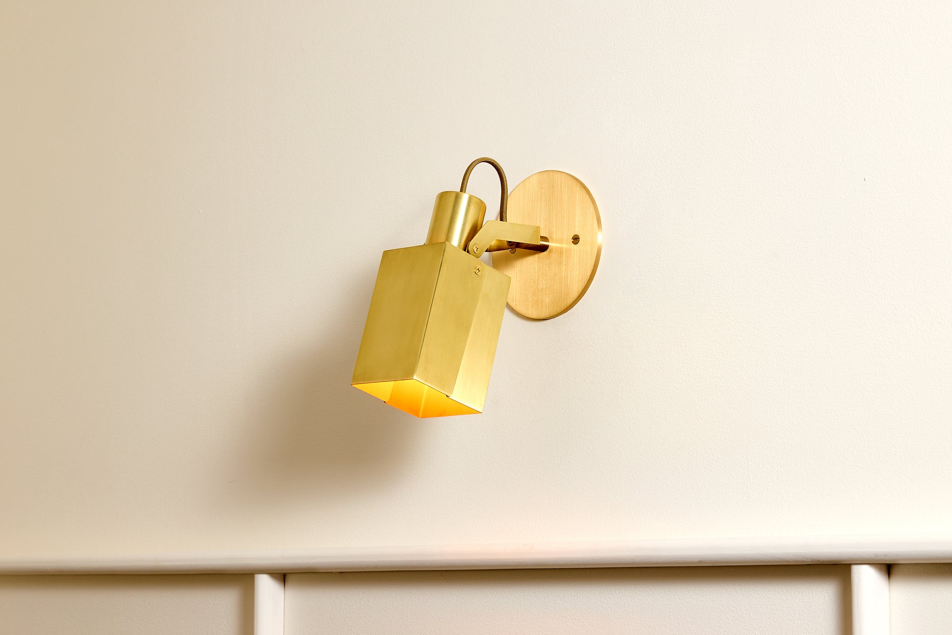 Peek Arm Sconce Square - Peek Arm Sconce Square