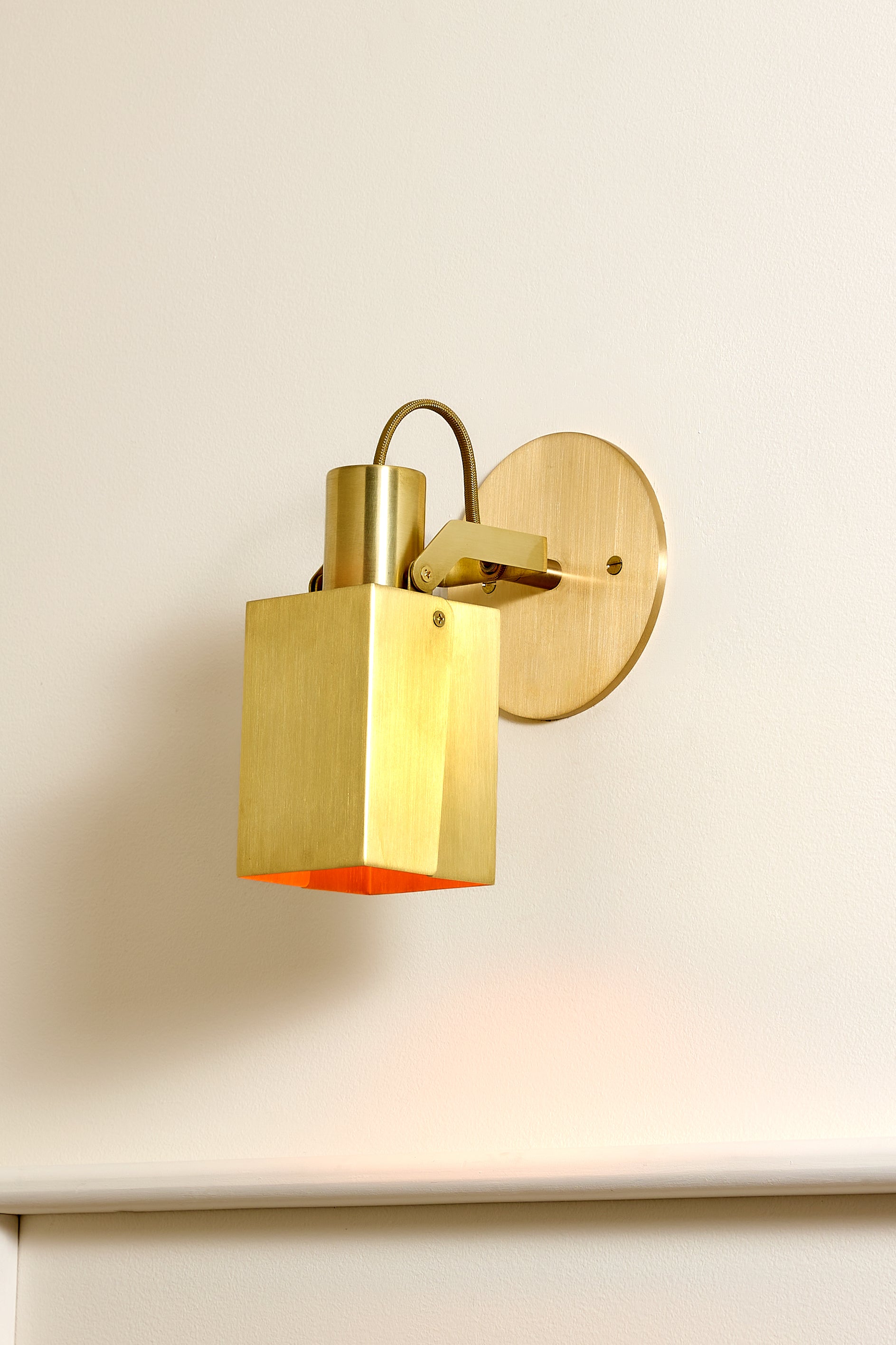 Peek Arm Sconce Square - Peek Arm Sconce Square