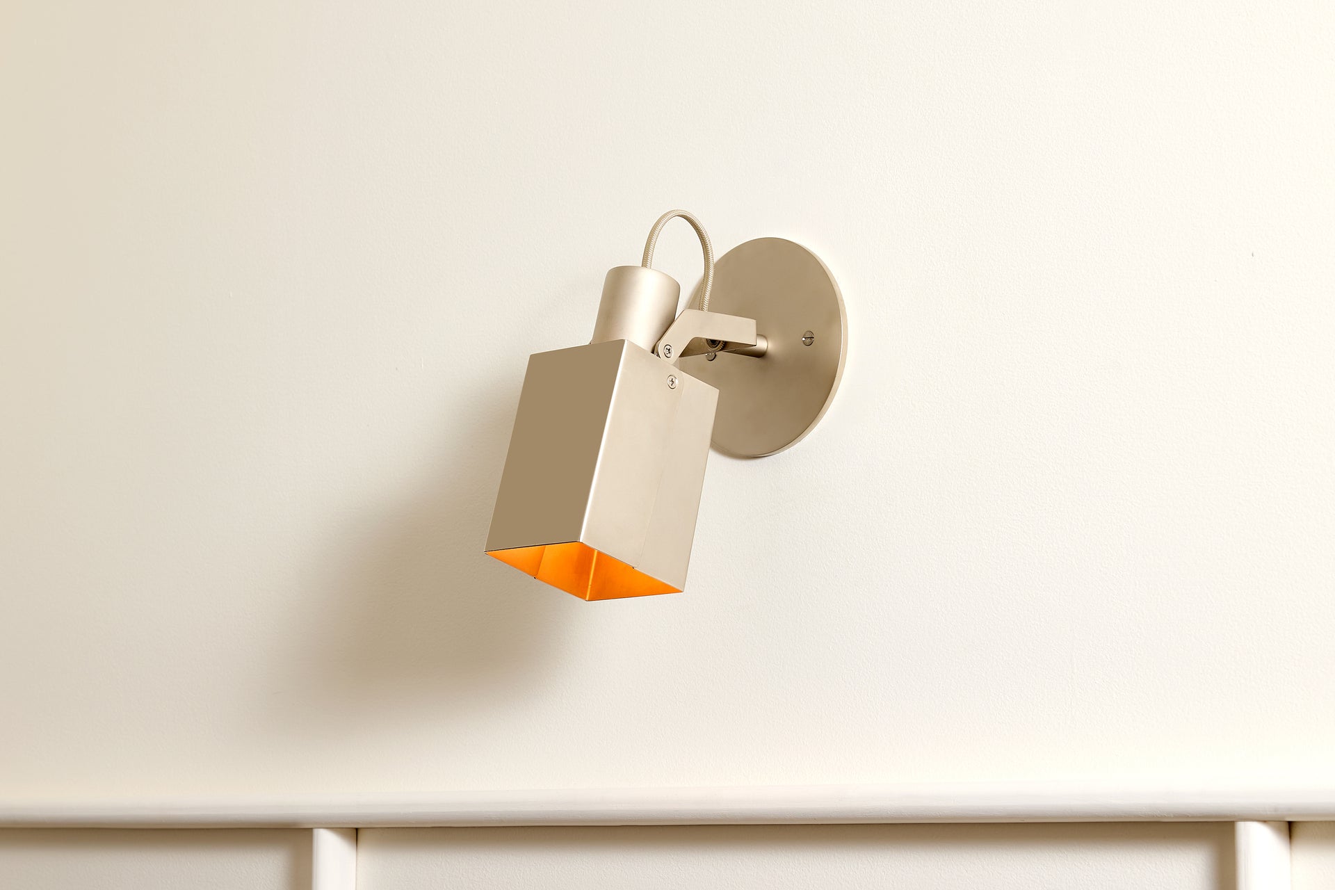 Peek Arm Sconce Square - Peek Arm Sconce Square