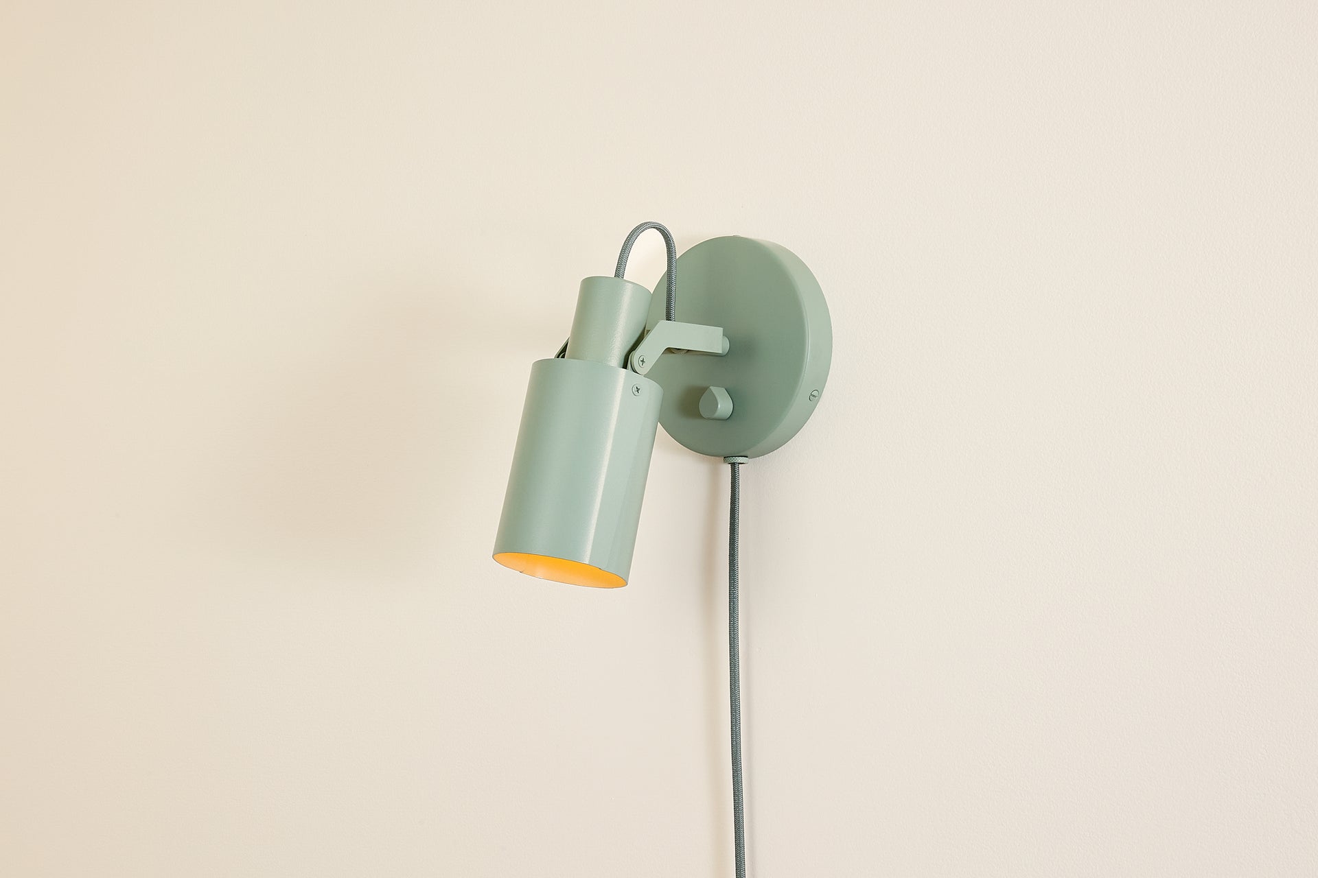 Peek Sconce Switch Plug-In - Circle,Agave