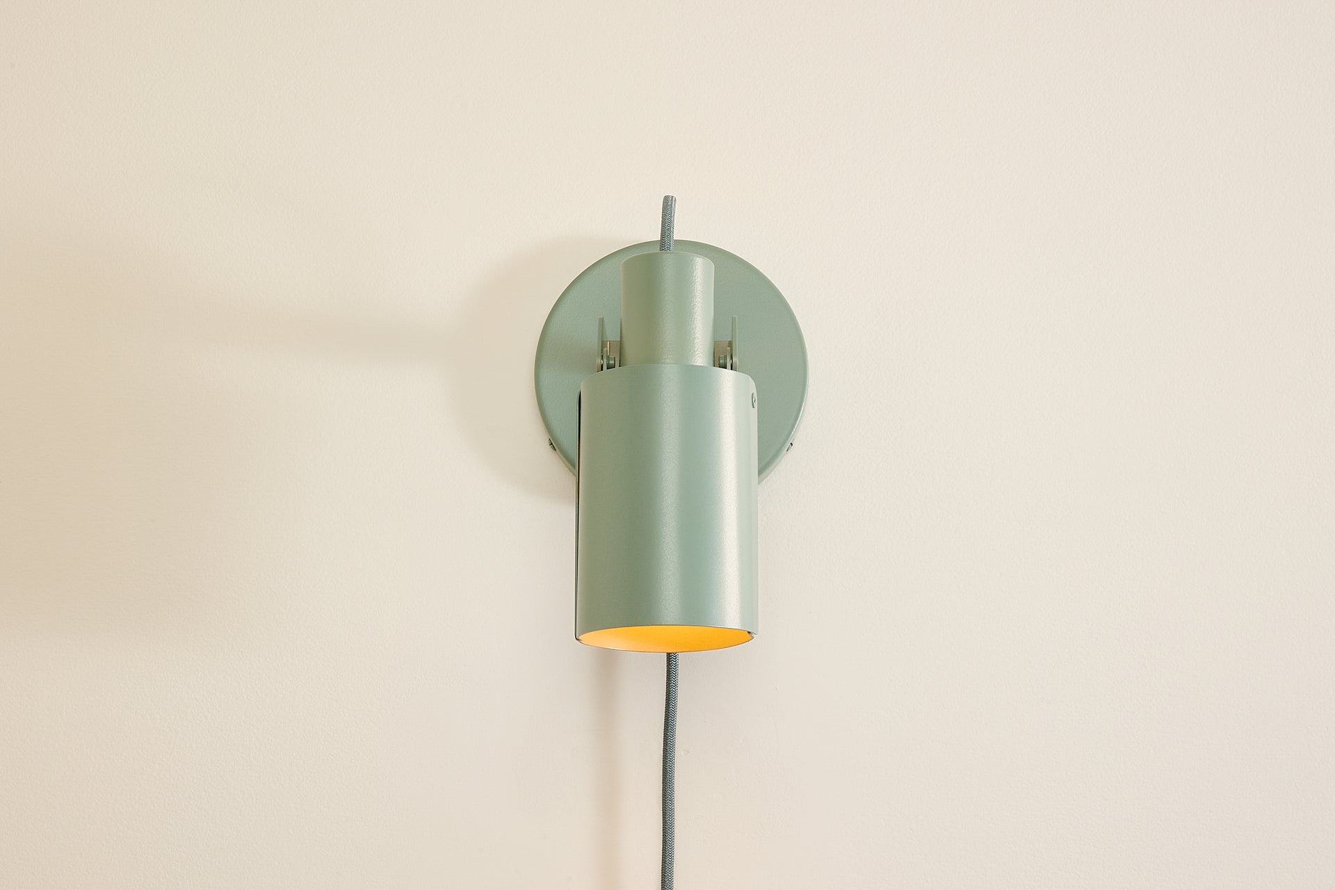 Peek Sconce Switch Plug-In - Circle,Agave