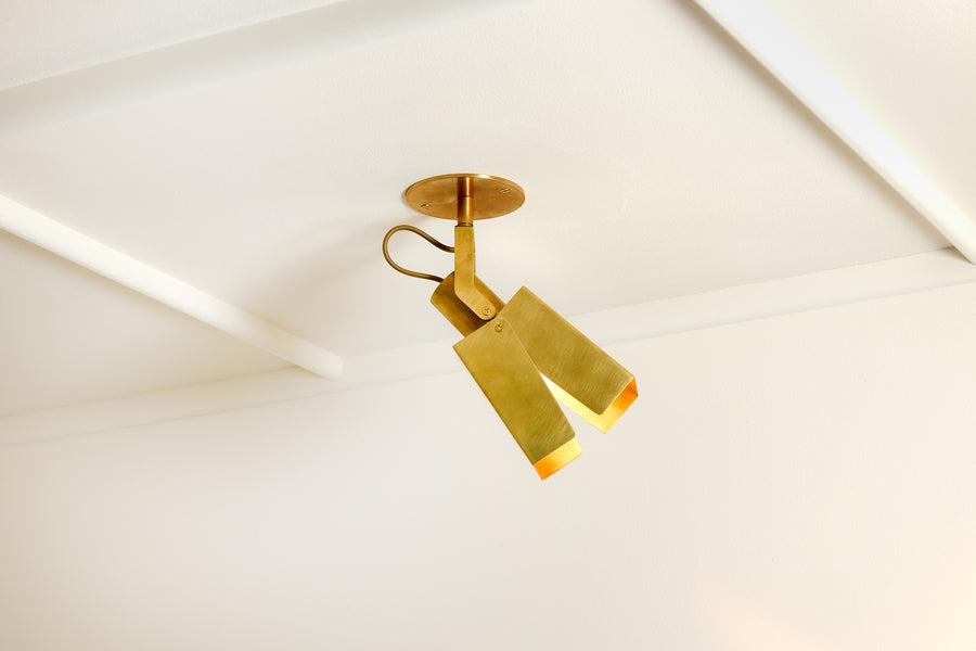 Burnished Brass,3.5",No Drop