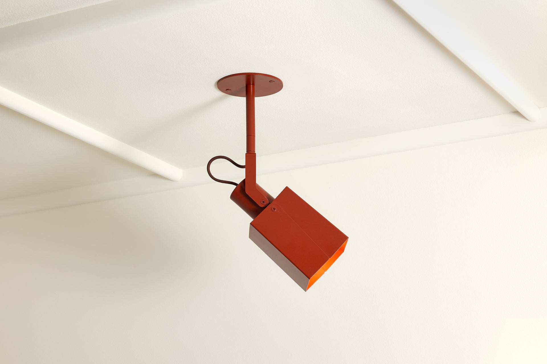 Peek Spot Square - Brick,3" Rigid Drop