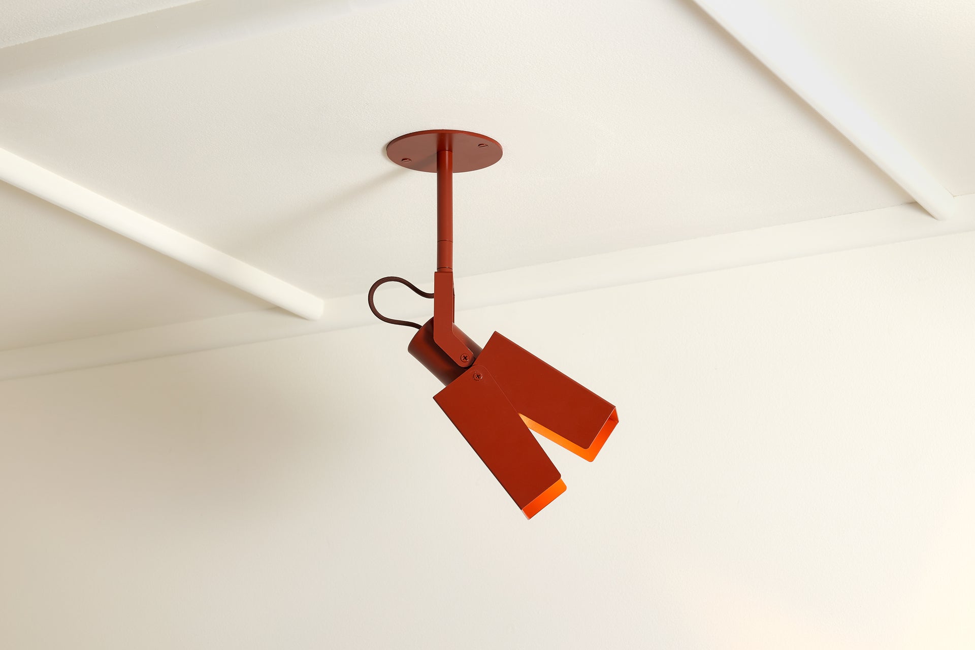 Peek Spot Square - Brick,3" Rigid Drop